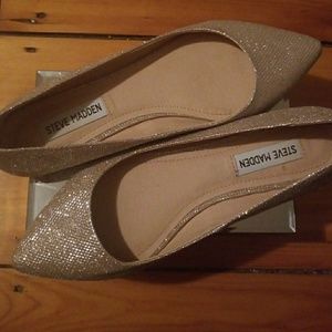 Steve Madden sparkle flats